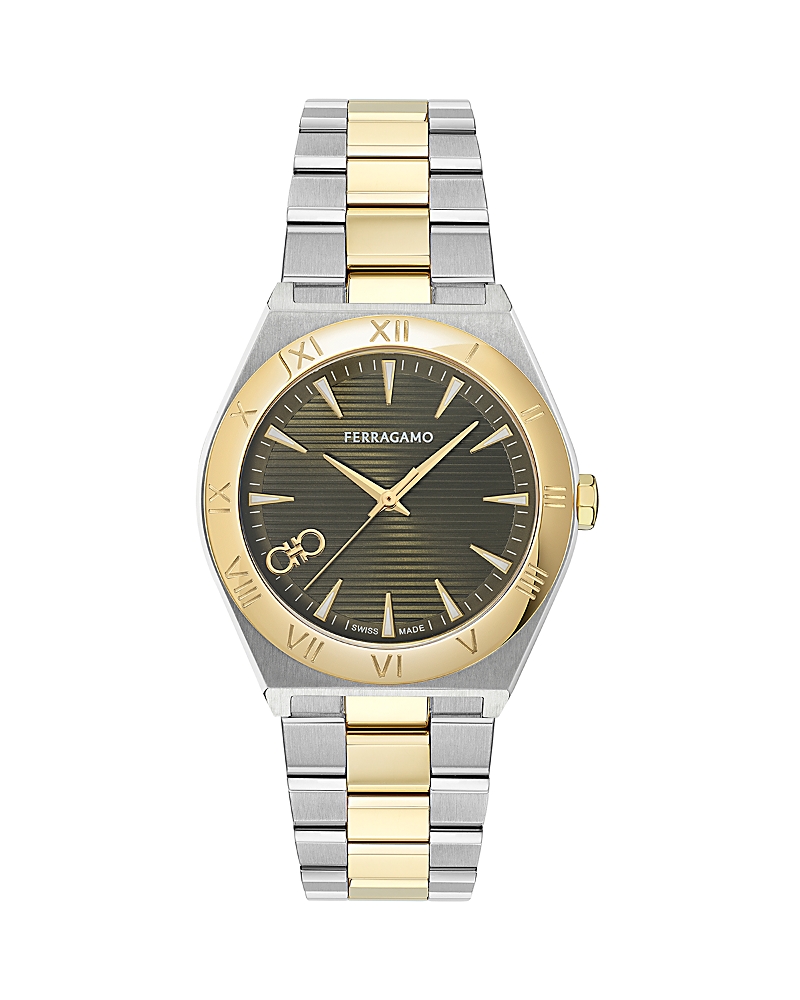 Ferragamo Vega 28mm In Green/two Tone