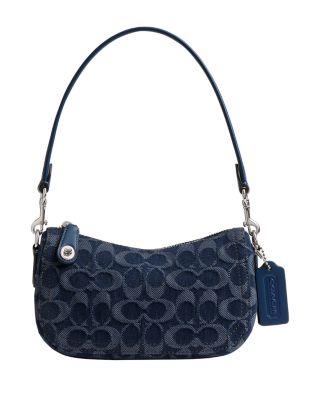 COACH Mini Swinger Bag 20 in Signature Denim | Bloomingdale's