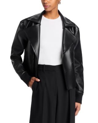 Faux Leather Moto Jacket
