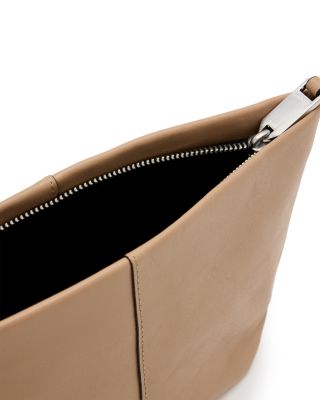 Hex Grain E/W Leather Pouch