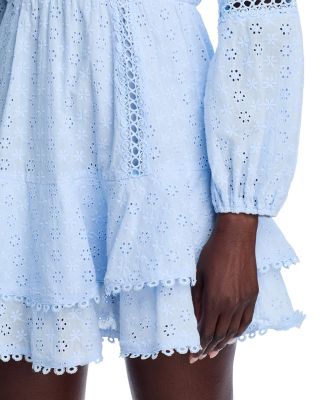 Eyelet Mini Dress - Exclusive