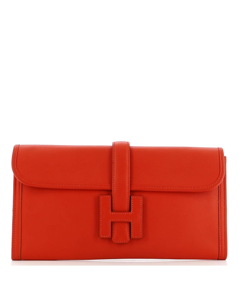 PRE-OWNED HERMES PRE-OWNED HERMES 29 JIGE ELAN CLUTCH SWIFT