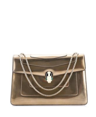 Pre-Owned Bvlgari - Medium Serpenti Forever Shoulder Bag Patent