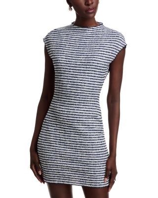 AQUA - Tweed Mini Dress - Exclusive