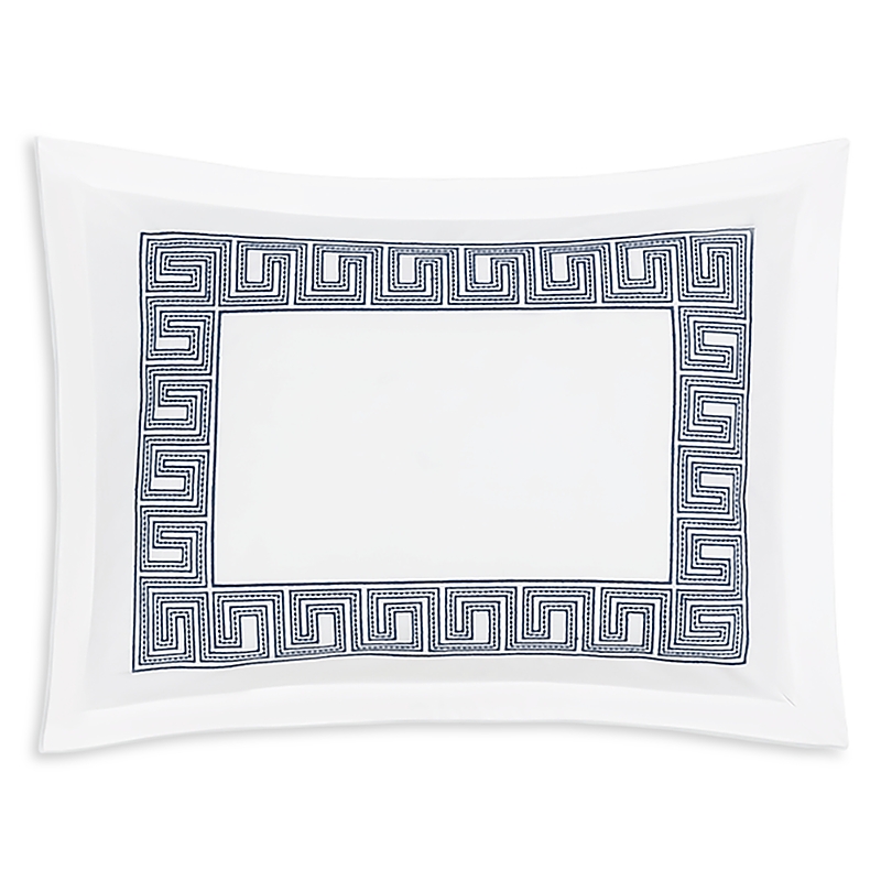Matouk Ophelia Percale Boudoir Sham In Indigo
