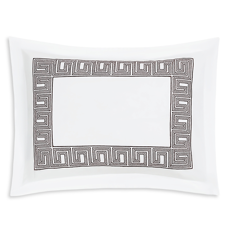 Matouk Ophelia Percale Boudoir Sham In Mocha