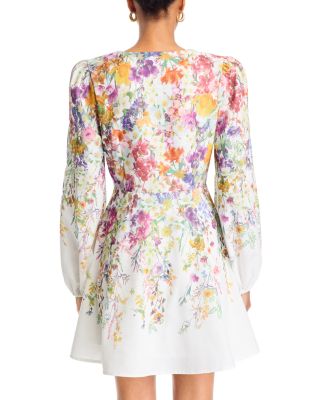 Floral Print Mini Dress - Exclusive