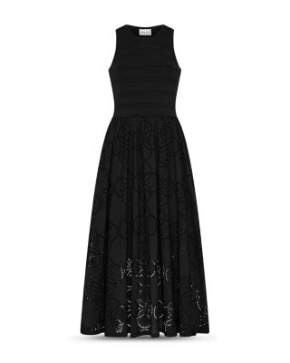 Embroidered Eyelet Dress