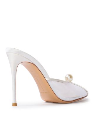 Women's Sadie Faux Pearl Embellished Mule Sandals