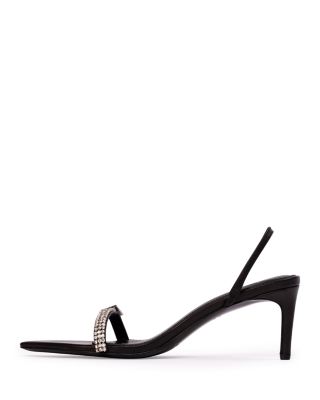 Women's Bowie Crystal Embellished Slingback Sandals 