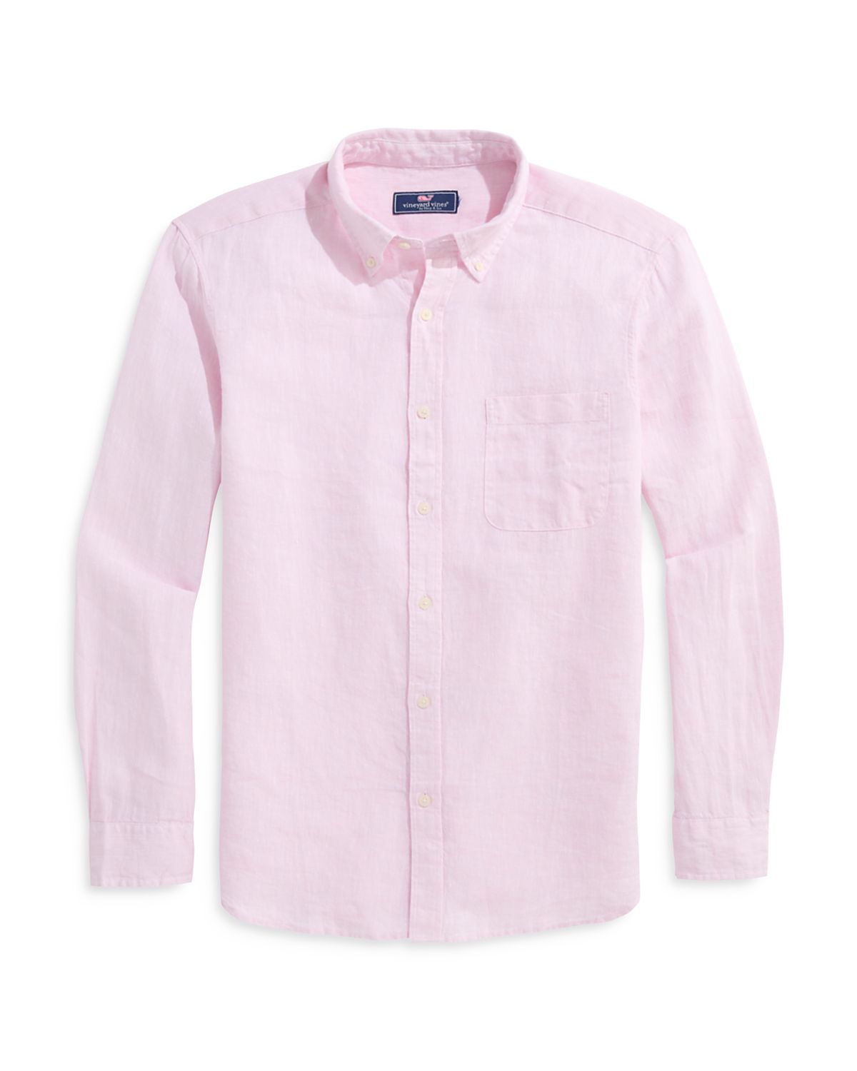 Vineyard Vines Surfside Regular Fit Button Down Linen Shirt
