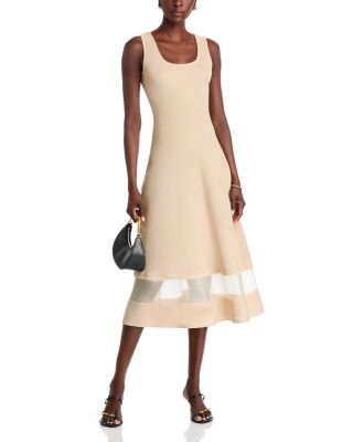 Modern Fit &amp; Flare Midi Dress