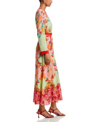 Leah Silk Belted Dress