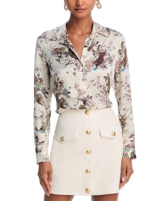 L'AGENCE - Tyler Long Sleeve Silk Blouse