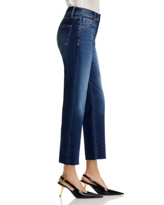 Mika Cropped Jeans in Super Indigo - Exclusive