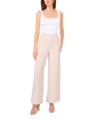 Darted Wide Leg Pants