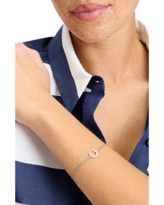 Pav&eacute; Horseshoe Bracelet