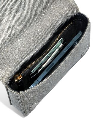 Lace Up Glitter Wristlet