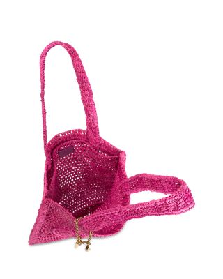 Summer Banana Raffia Tote