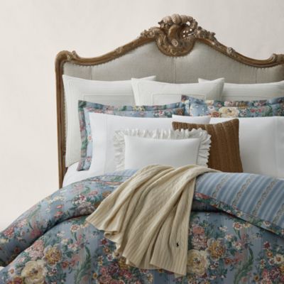 Adalia Floral Cotton Duvet Cover, King