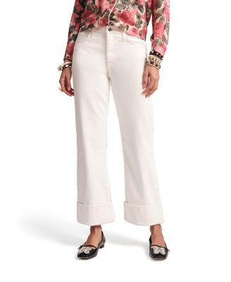  Smarty Cuffed Jeans in White