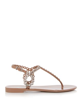 Aquazzura Women's Almost Bare Embellished Sandals