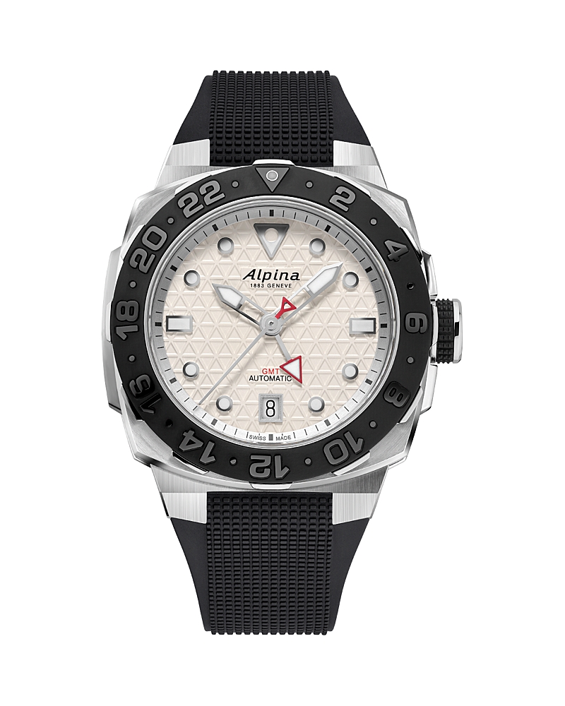 Alpina Seastrong Diver Extreme Automatic Gmt 40mm In White/black