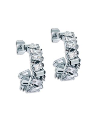 Ted Baker - Clarence Crystal Cluster Hoop Earrings