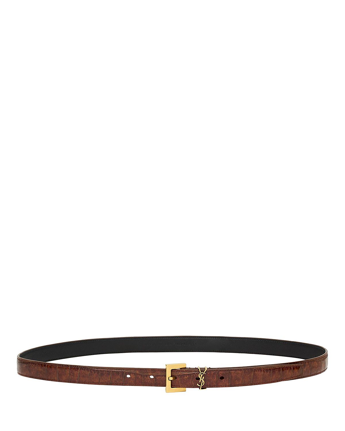 Saint Laurent Cassandre Thin Belt