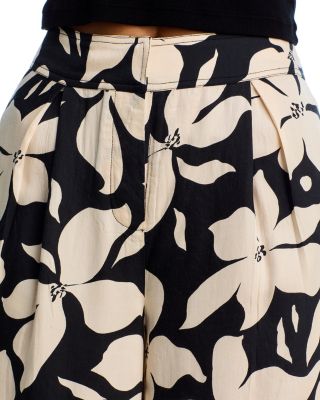 Ayala Floral Wide Leg Pants - Exclusive