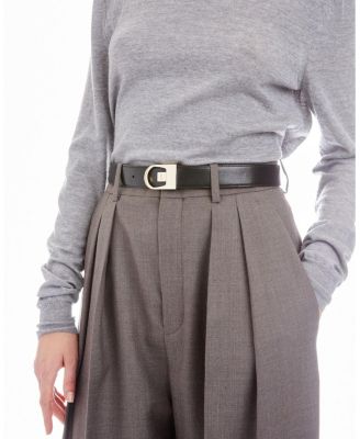 Reversible Belt in Smooth Leather