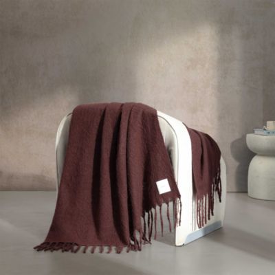 Mohair Solid Throw Blanket, 70&amp;quot;L x 50&amp;quot;W