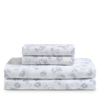 Calvin Klein - Printed Cotton Sateen 4 Piece Sheet Set