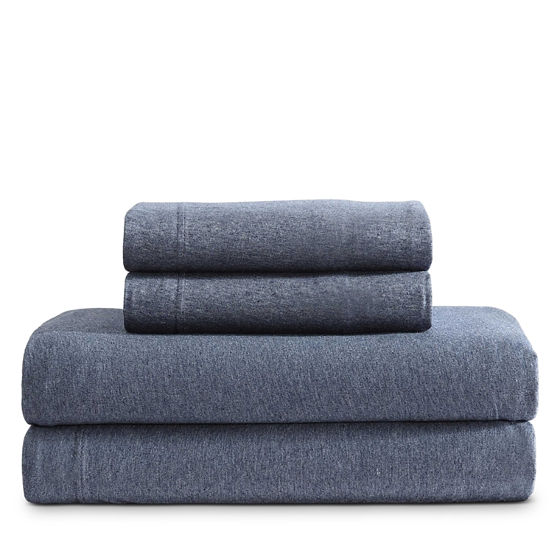 Calvin Klein Modern Melange Jersey 4 Piece Sheet Set, King In Gray