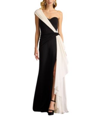 Lune Waterfall Sash Gown