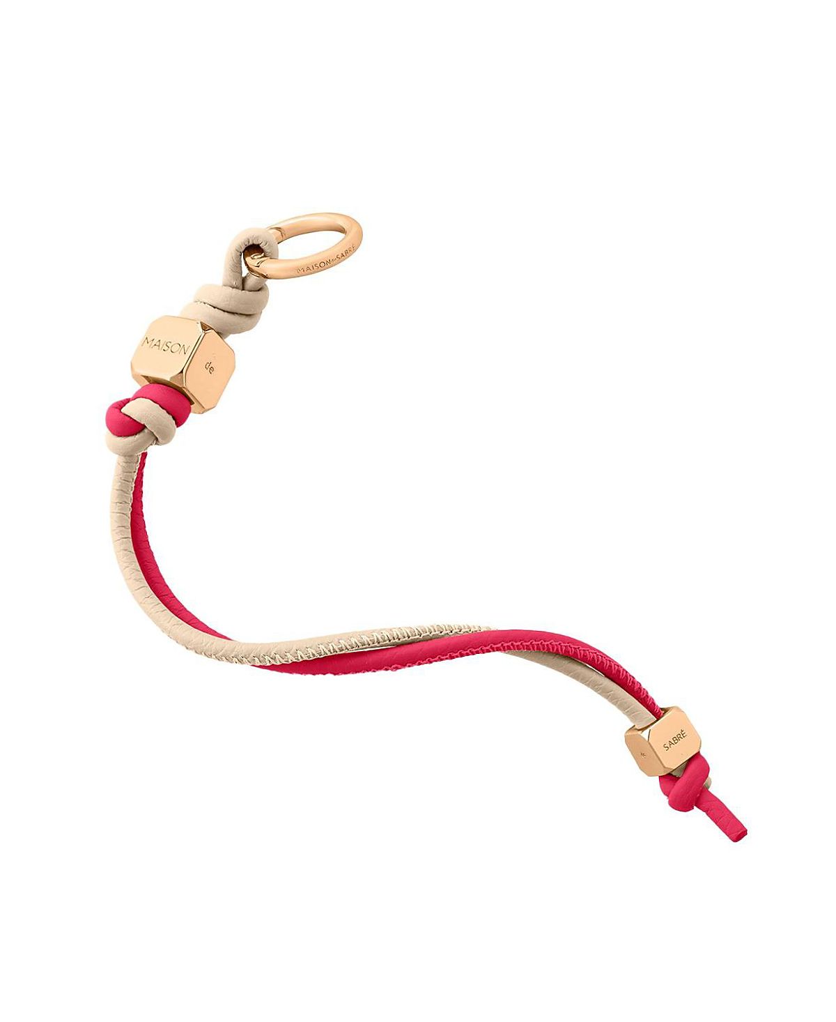 Maison de SABRE Leather Wristlet Charm