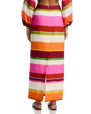 Lori Linen Cropped Top & Bruna Linen Maxi Skirt - Exclusive