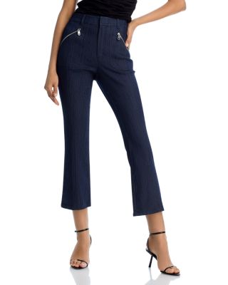 Cinq à Sept - Celeste High Rise Cropped Flare Leg Jeans in Indigo