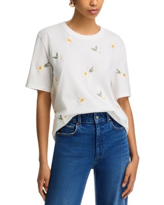 Driftwood - Daisy Embroidered Tee