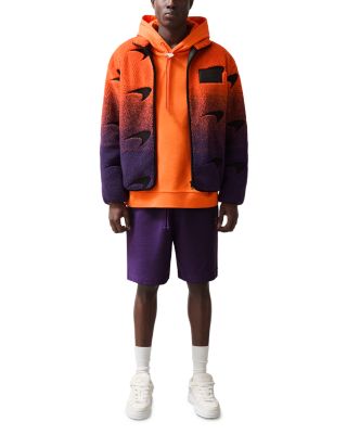 x McLaren Drift Speedmark Oversized Fit Embroidered Ombr&eacute; Fleece Jacket