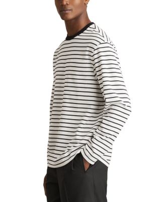 REISS - Eddie Regular Fit Striped Heavyweight Long Sleeve Shirt
