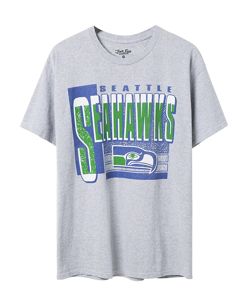 Junk Food Clothing Unisex Nfl Seattle Seahawks Complete Tee In Heather Gray