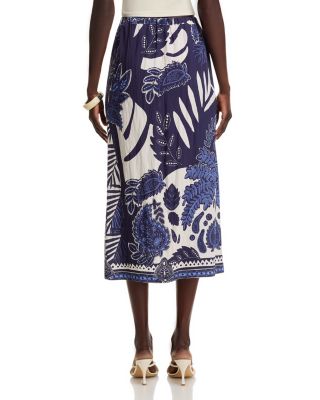 Printed Midi Skirt