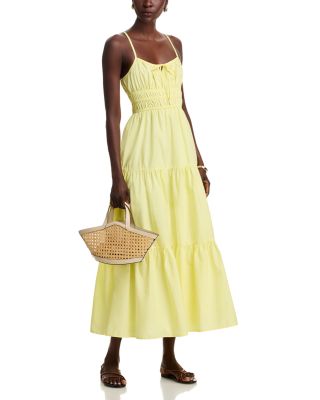 Cinched Waist Maxi Dress