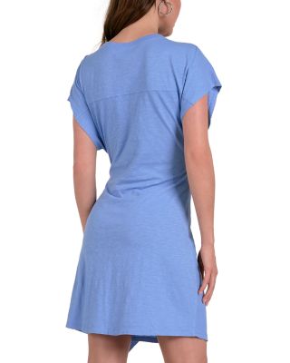 Short Sleeve Side Tie Dress