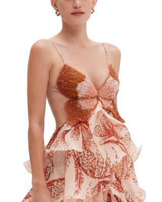 Sunset Butterfly Maxi Dress