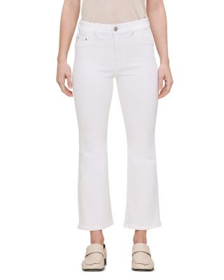 DL1961 - Bridget High Rise Ankle Bootcut Jeans in White