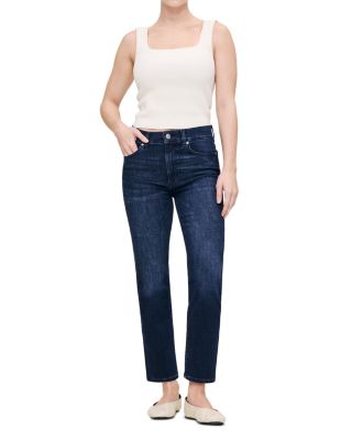 Petite Halle Instasculpt™ Straight Leg High Rise Jeans