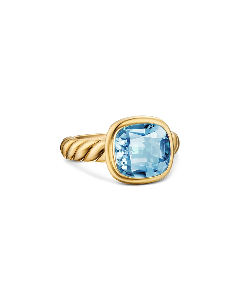 Dy Mercer Stone Ring in 18K Yellow Gold with Gemstone, 10mm