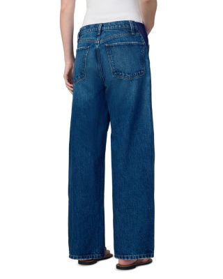 The Ryan Maternity Wide Leg Jeans in Pinnacle